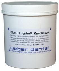 Blue-Sil technik Knetsilikon - 900 ml Dose  | günstig bestellen bei WEBER DENTAL STUTTGART
