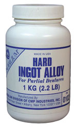 NOBILIUM Hard Ingot Alloy - 1 kg Dose  | günstig bestellen bei WEBER DENTAL STUTTGART