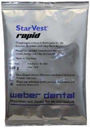 StarVest Rapid - 160 g Portionsbeutel  | günstig bestellen bei WEBER DENTAL STUTTGART